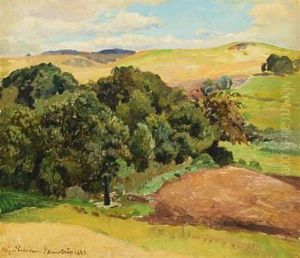 Danish Summerlandscape by Viggo Christian Frederick Pedersen
