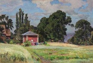 Malerhuset Ved Hagagaarden by Viggo Christian Frederick Pedersen