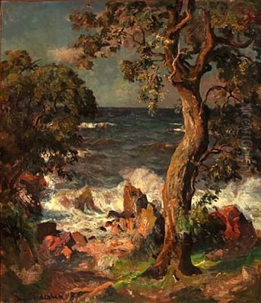 Stormy Weather At Strandhagen, Kullen In Swedenm - view 1