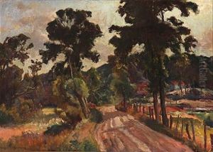 Road Near Jyllinge, Denmark by Viggo Christian Frederick Pedersen