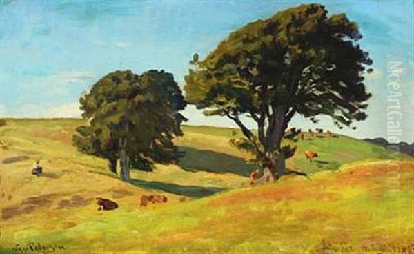 Summer Day At Lisedal Near Torbenfeld, Denmark - view 1