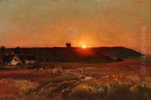 Sankt Hans Aften, 1889, Skamstrup (midsummer's Eve)