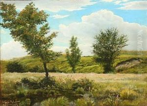 A German Summer Landscape From Bad Lippspringe A German Summer Landscape From Bad Lippspringe