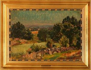 Summer Landscape Fra Kullen, Sweden by Viggo Christian Frederick Pedersen