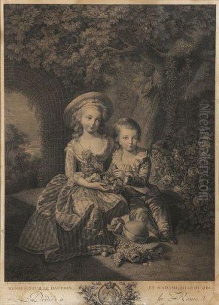 Monseigneur Le Dauphin Et Madame Fille Du Roi Enfants. - view 1