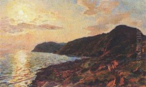 Solglans I Havet Ved Kullen Solglans I Havet Ved Kullen