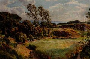 Solbelyskt Skogsglanta, Kullaberg by Viggo Christian Frederick Pedersen