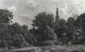 Hastar Pa Sommarang, Fredriksborg I Bakgrunden Hastar Pa Sommarang, Fredriksborg I Bakgrunden