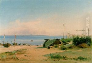 From Hornbaek Beach by Wilhelm Thomas Pedersen