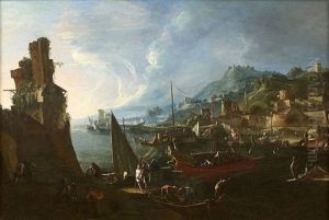 Navire Et Bateaux De Pecheurs Au Port