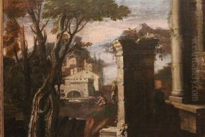 Architectural Capricho by Bartolomeo Pedon