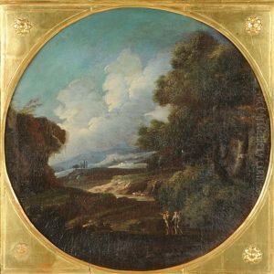 Paesaggio Con Torre (+ 3 Others; 4 Works) by Bartolomeo Pedon