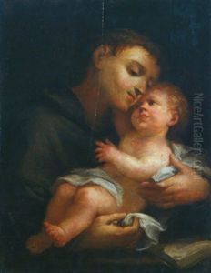 Der Heilige Antonius Mit Dem Jesusknaben - Sant'antonio Con Gesu Bambino