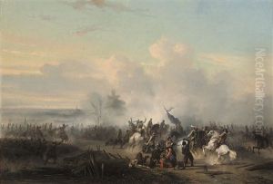 In The Midst Of The Skirmish by Dominicus Peduzzi