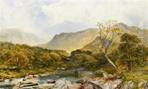 The Lledr Valley Looking Towards Moel Siabod by James Peel