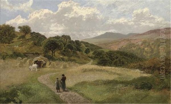 Harvest In The Machno Valley Near Betws-y-coed - view 1