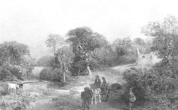 Relstone Abbey And Bridge, Yorkshire - view 1