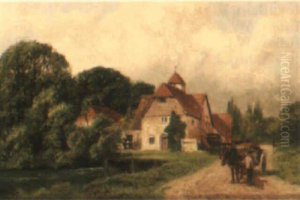 Mapledurham Mill, On The Thames - view 1