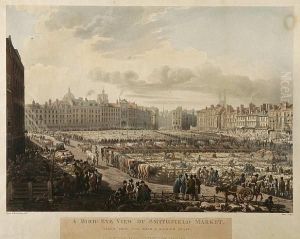 A Bird's Eye View Of Smithfield Market by John Bluck