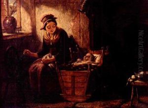 Mother And Child In An Interior