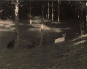 Woodland Glade by Paul Peel