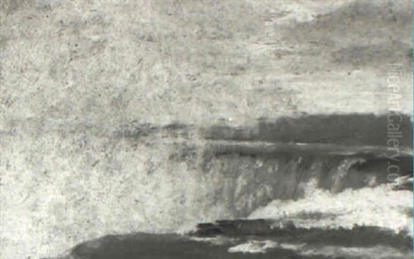 Sketch Of Niagara Falls - view 1
