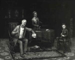 First Lesson by Paul Peel