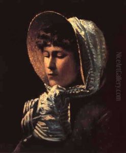 Study Of A Lady In A Bonnet