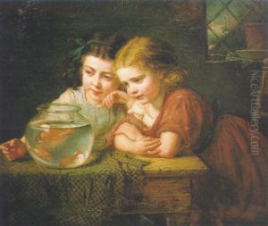 Children And Goldfish Children And Goldfish