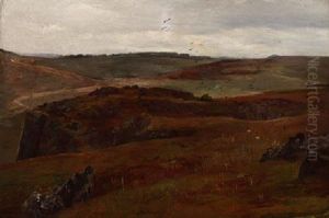 Landschaft by Ernst Carl Friedrich te Peerdt