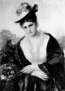 Madchen In Sonntagstracht by Ernst Carl Friedrich te Peerdt
