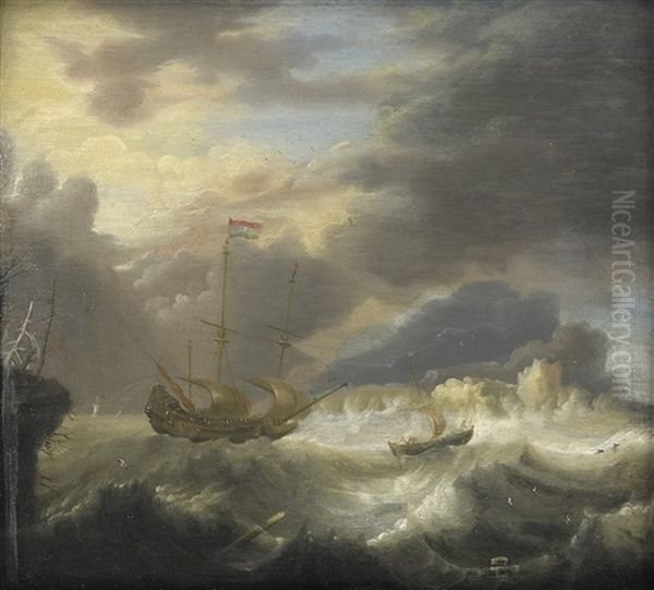 Ships In Stormy Weather - view 1