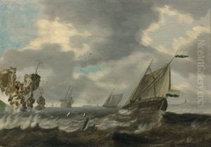 Navires Par Gros Temps