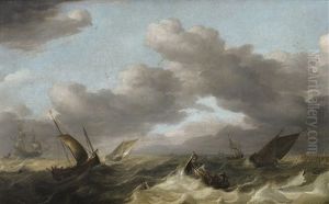 Marine De Tempete by Bonaventura Peeters the Elder