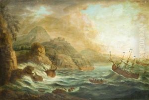Viharos Tengeren by Bonaventura Peeters the Elder