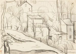 Irvington by Oscar Bluemner