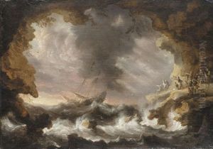 A Storm At Sea A Storm At Sea