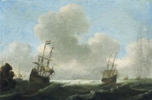 Schiffe Auf Bewegter See Schiffe Auf Bewegter See