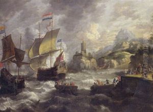 Marine by Bonaventura Peeters the Elder