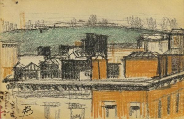Rooftops, Harlem - view 1