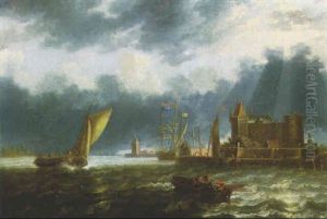 Marine Tempete by Bonaventura Peeters the Elder