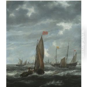 Merchantmen And Other Shipping Off Flushing