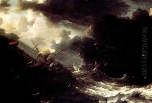 Navire Sur Une Mer Agitee Navire Sur Une Mer Agitee