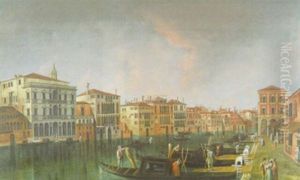 Ville En Bordure D'estuaire Par Temps Orageux by Jan Peeters the Elder