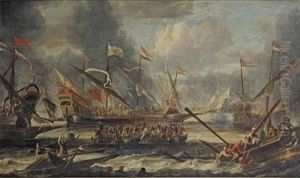 A Naval Battle On Choppy Waters