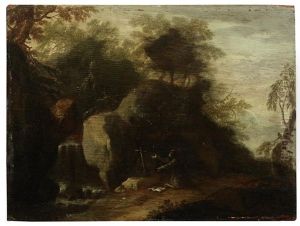 Saint Jerome In The Wilderness Unframed by Gillis Egidius I Peeters