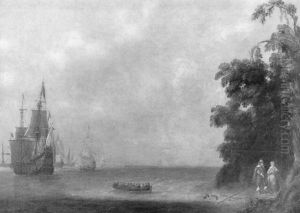 Jeune Femme Abandonnee Sur Le Rivage