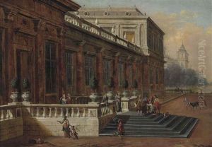 A Capriccio Of A Palace Terrace, With The Return Of The Prodigal Son