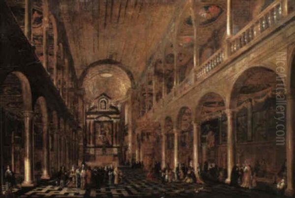 The Interior Of The Carolus Borromeus Church, Antwerp - view 1