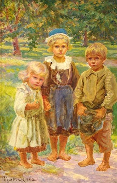 Trois Enfants Bretons - view 1